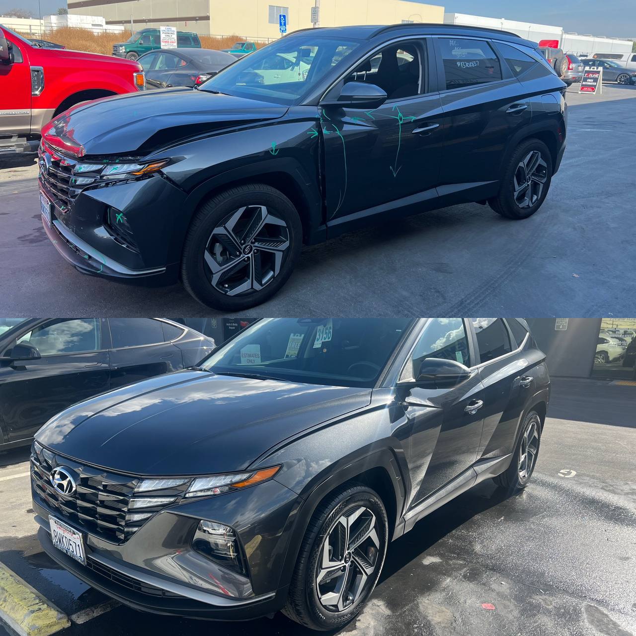 ocautobody before after - OC AUTO BODY